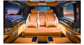 Jaunā Mercedes-Benz V klases Ziwei stila aristokrātiskā atmosfēra ir ļoti spēcīga